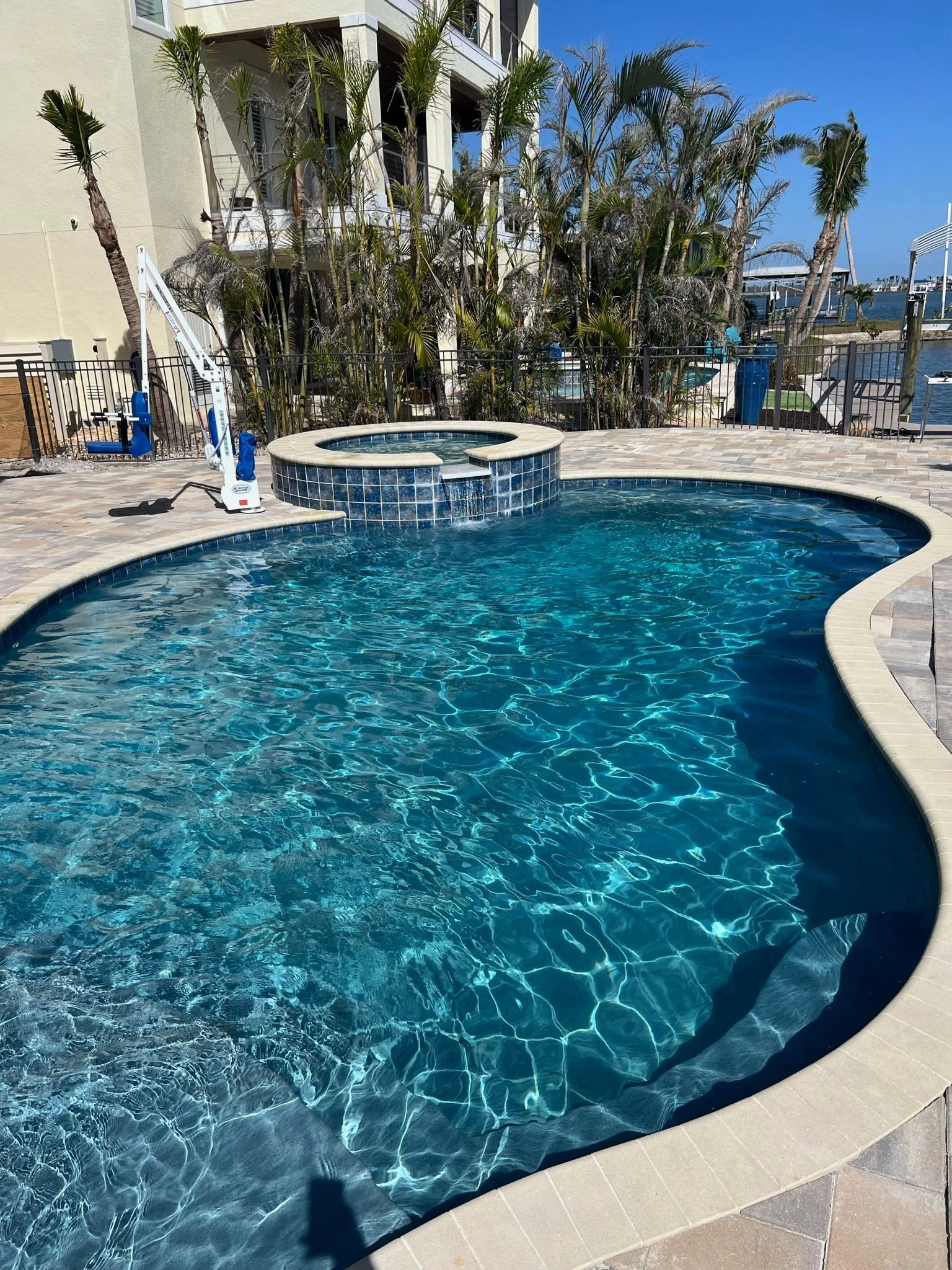Newly constructed custom pool