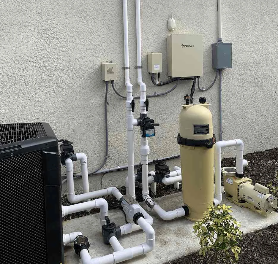 Pool lighting and equipment wired to code